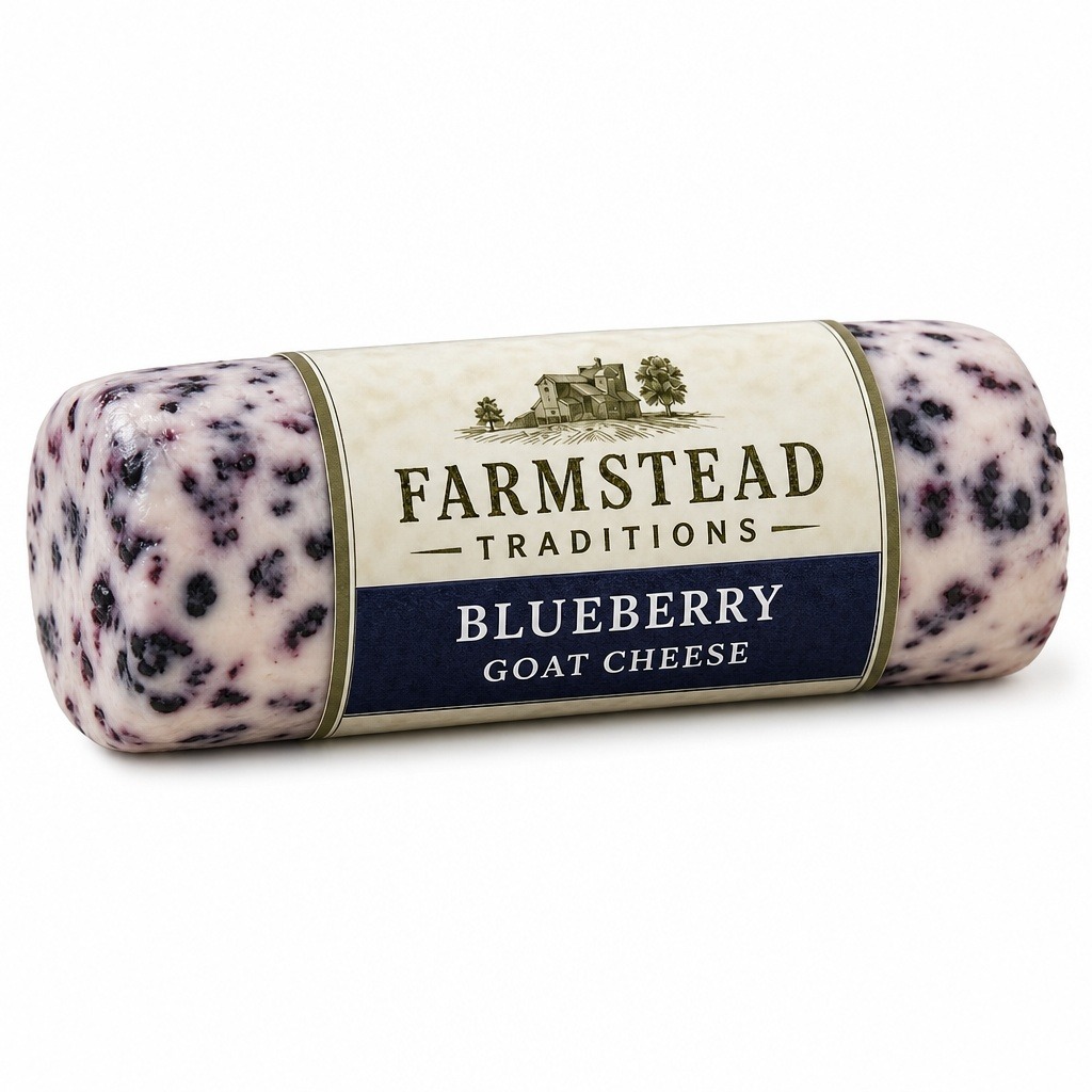 Blueberry Goat Cheese Log